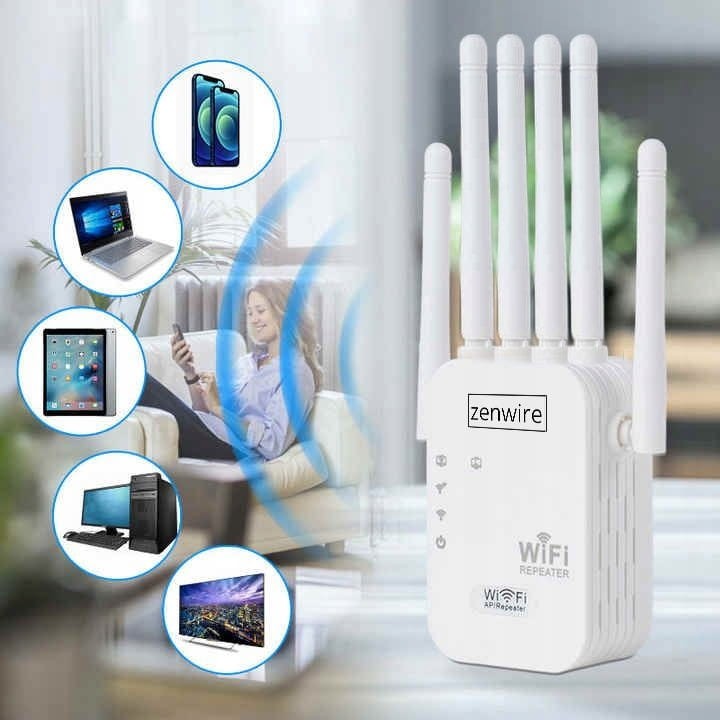 Wzmacniacz Sygnału Repeater WiFi 5 Zewnętrzny Repeater Access Point Zenwire WD-R1201U - zdjęcie 3