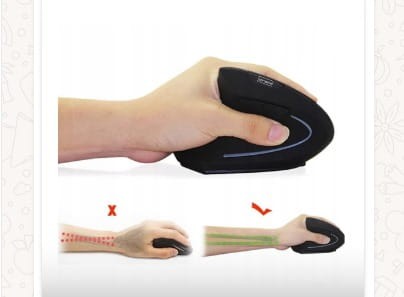 MYSZKA Pionowa Wertykalna Ergonomiczna Przewodowa Zenwire X5 - zdjęcie 5