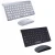 KLAWIATURA I MYSZKA BEZPRZEWODOWA MYSZ ZESTAW USB MINI SLIM do laptopa TV PC - zdjęcie 1